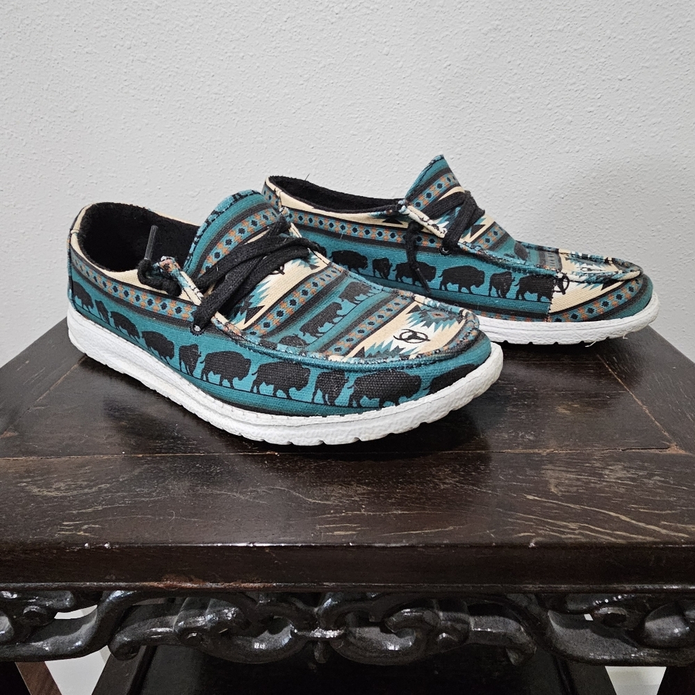 Gypsy Jazz 8.5 Buffalo TEAL Shoes